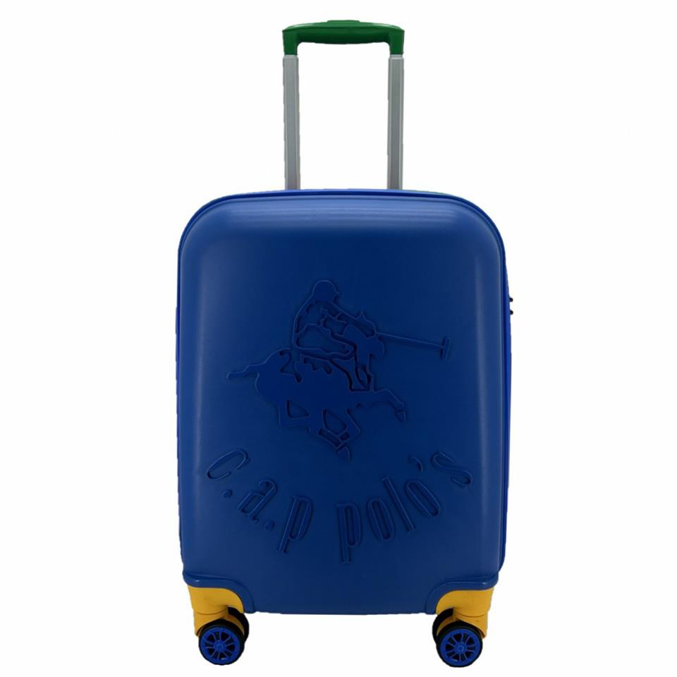 Çanta Yurdu Cap Polo's Polipropilen Üçlü Valiz Set Mavi