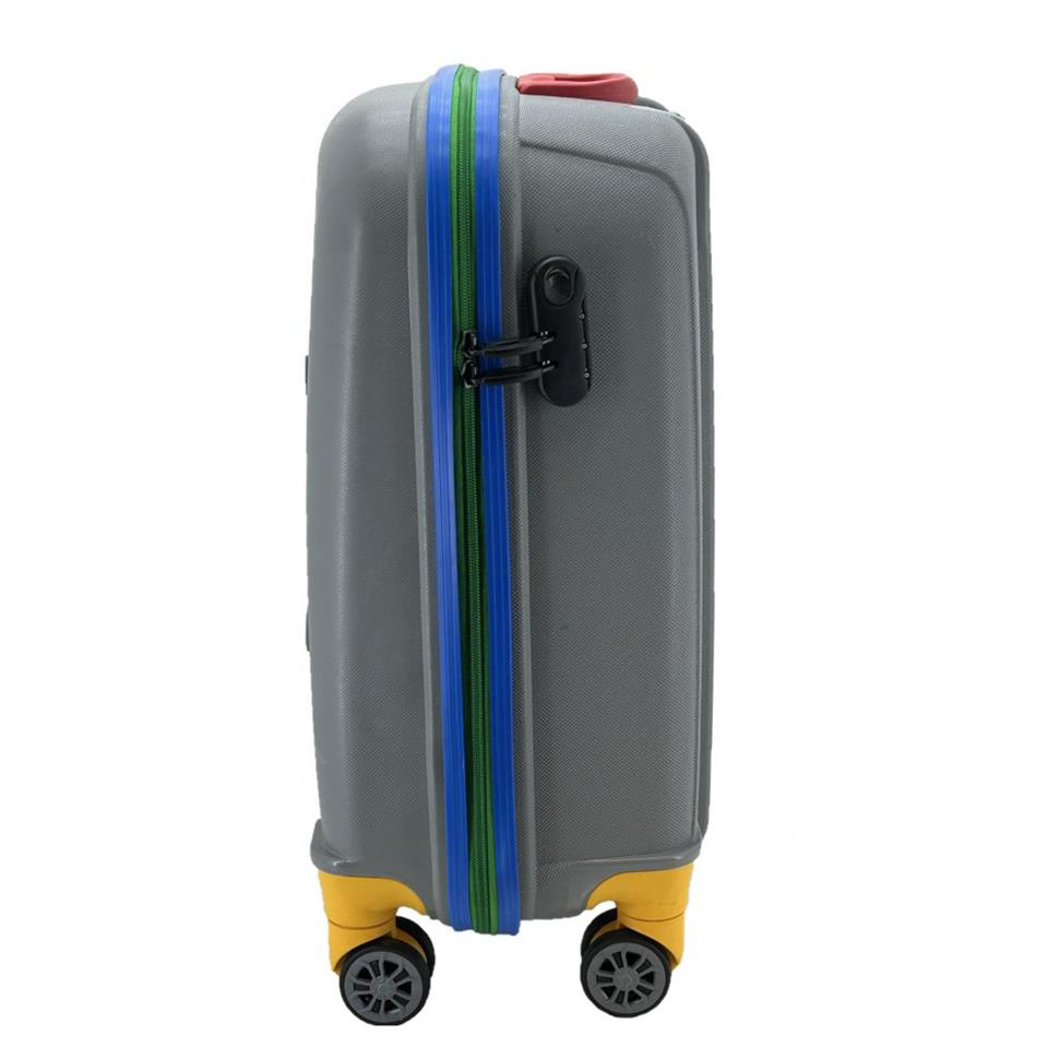 Çanta Yurdu Cap Polo's Polipropilen Büyük Boy Valiz Gri