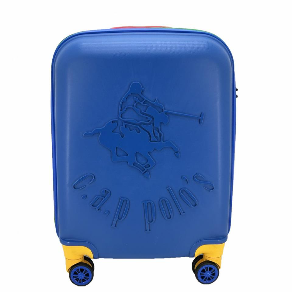 Çanta Yurdu Cap Polo's Polipropilen Üçlü Valiz Set Mavi