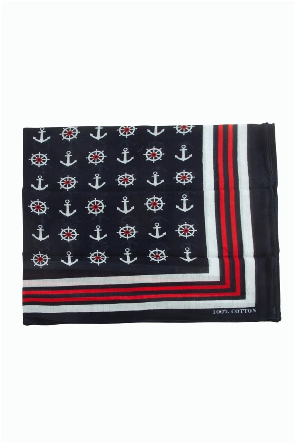 Çapa Dümen Desenli Bandana 50*50 Fiyatı, Yorumları ve Özellikleri