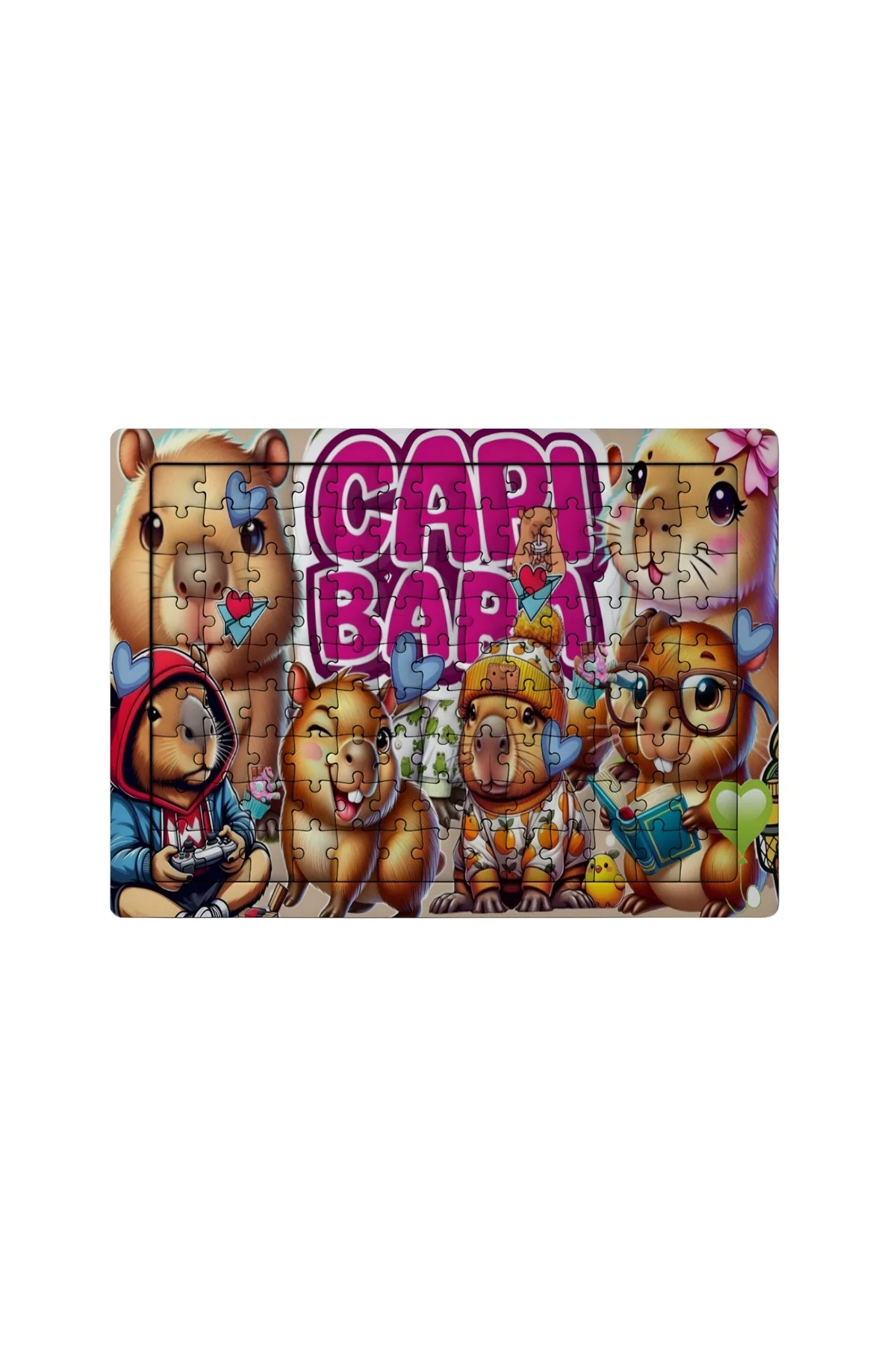 Capibara 99 Parça Ayaklı Puzzle – Dekoratif Çocuk Yapbozu 020