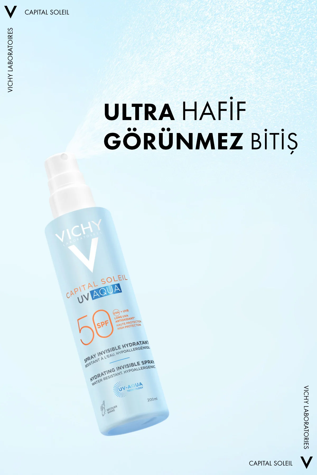 Capital Soleil Uv Aqua Spf50 Vücut Güneş Kremi 200ml