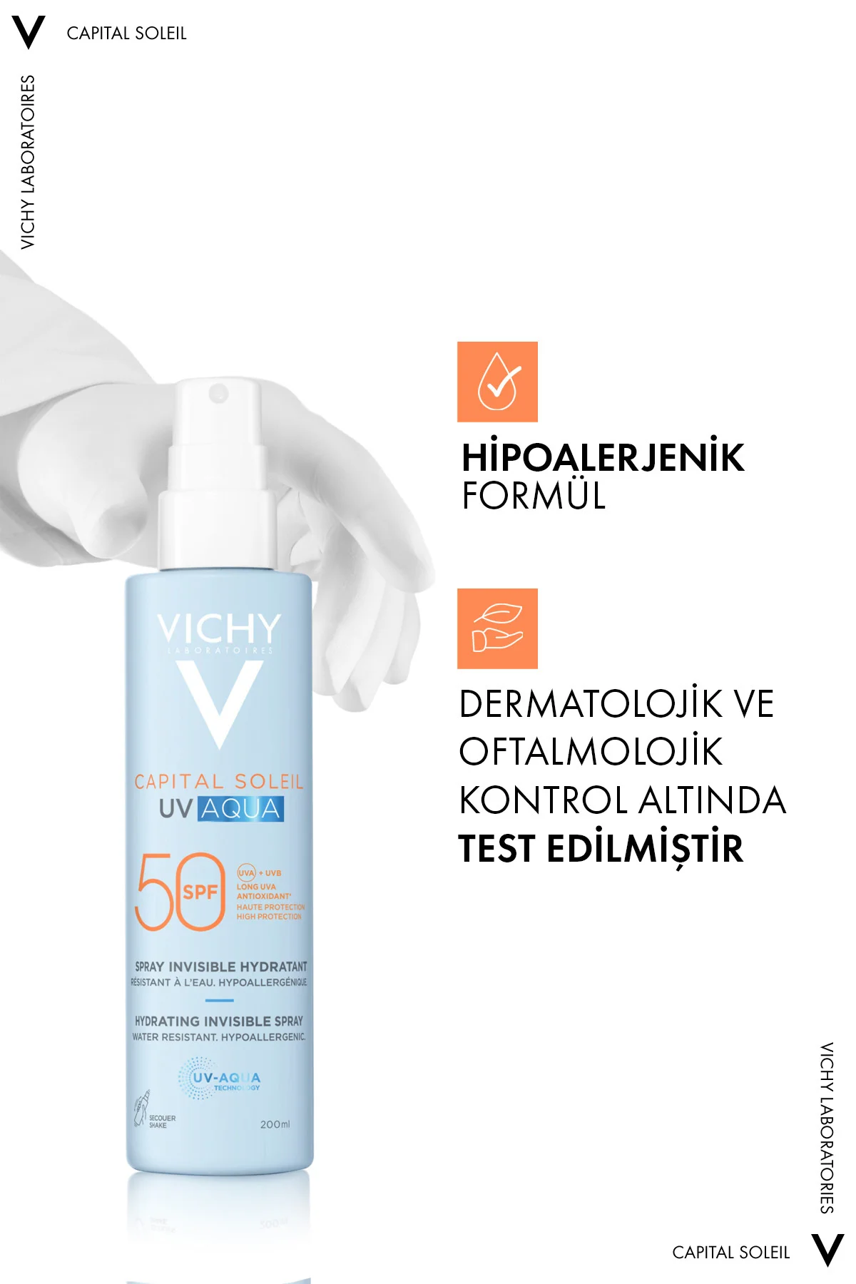 Capital Soleil Uv Aqua Spf50 Vücut Güneş Kremi 200ml