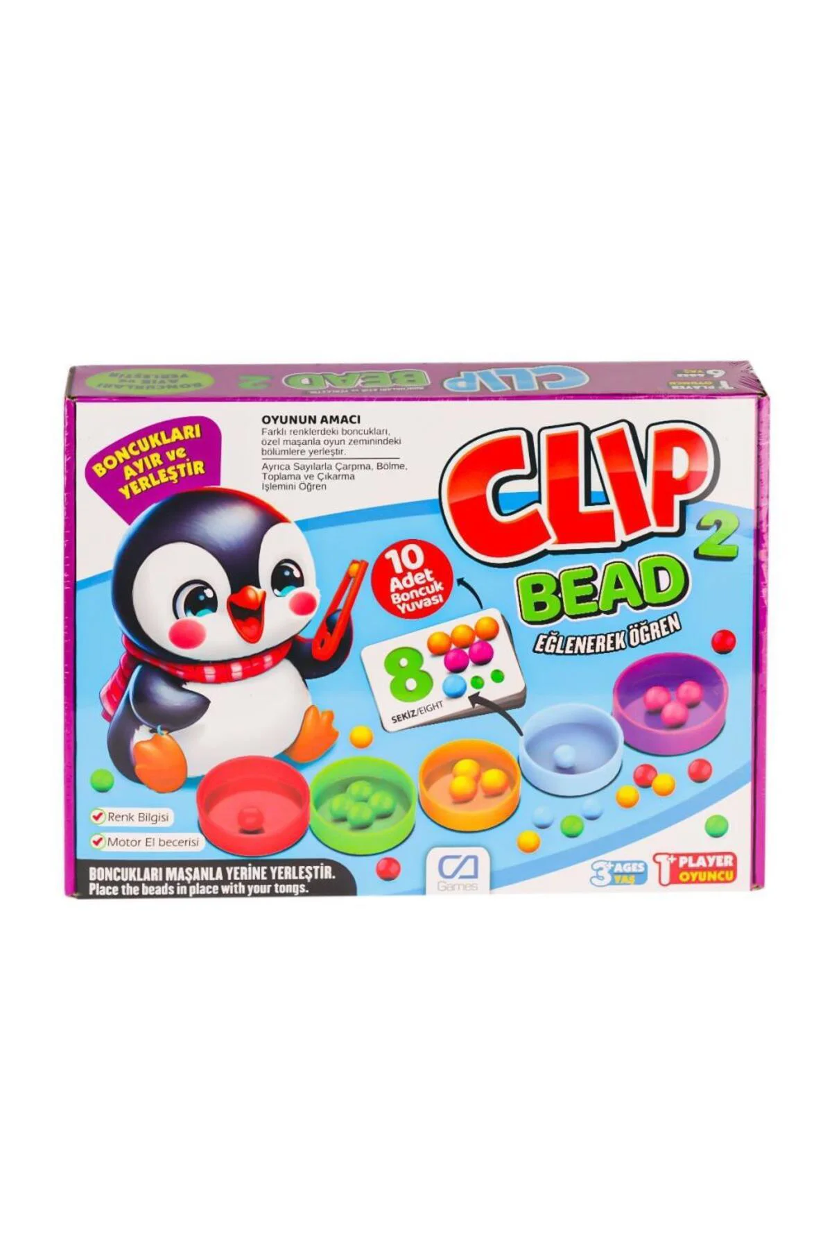CAPLS-5286 Clip Bead Kutu Oyunu -CA Games