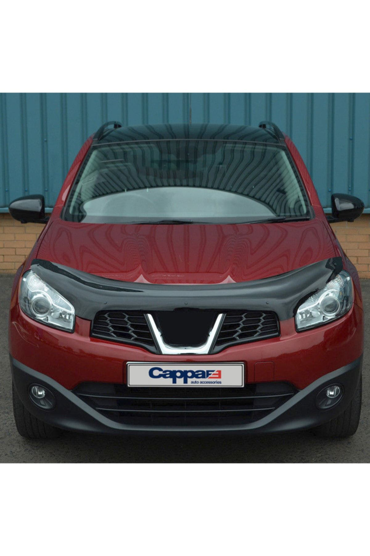 Cappafe Nissan Qashqai Ön Kaput Koruyucu Rüzgarlığı 4mm Akrilik (