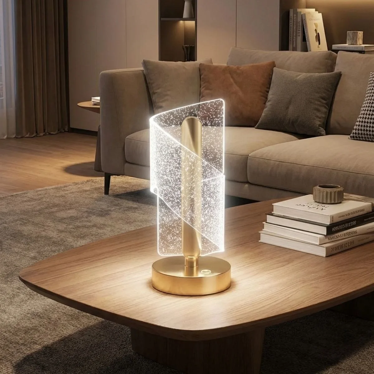 Çapraz Kavisli Kristal Simli Led Masa Lambası – Gold Gövdeli, Dokunmatik, 3 Kademe Işık Ayarlı Şarjlı Dekoratif Lamba Bx40 Fiyatı, Yorumları ve Özellikleri