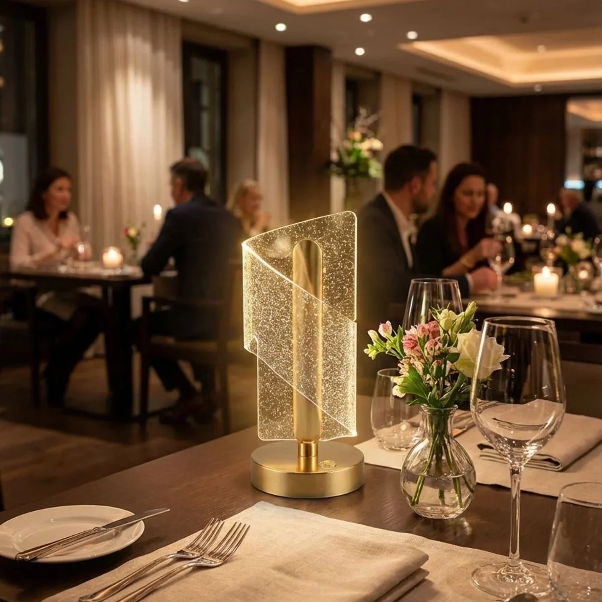 Çapraz Kavisli Kristal Simli Led Masa Lambası – Gold Gövdeli, Dokunmatik, 3 Kademe Işık Ayarlı Şarjlı Dekoratif Lamba Bx40 Fiyatı, Yorumları ve Özellikleri