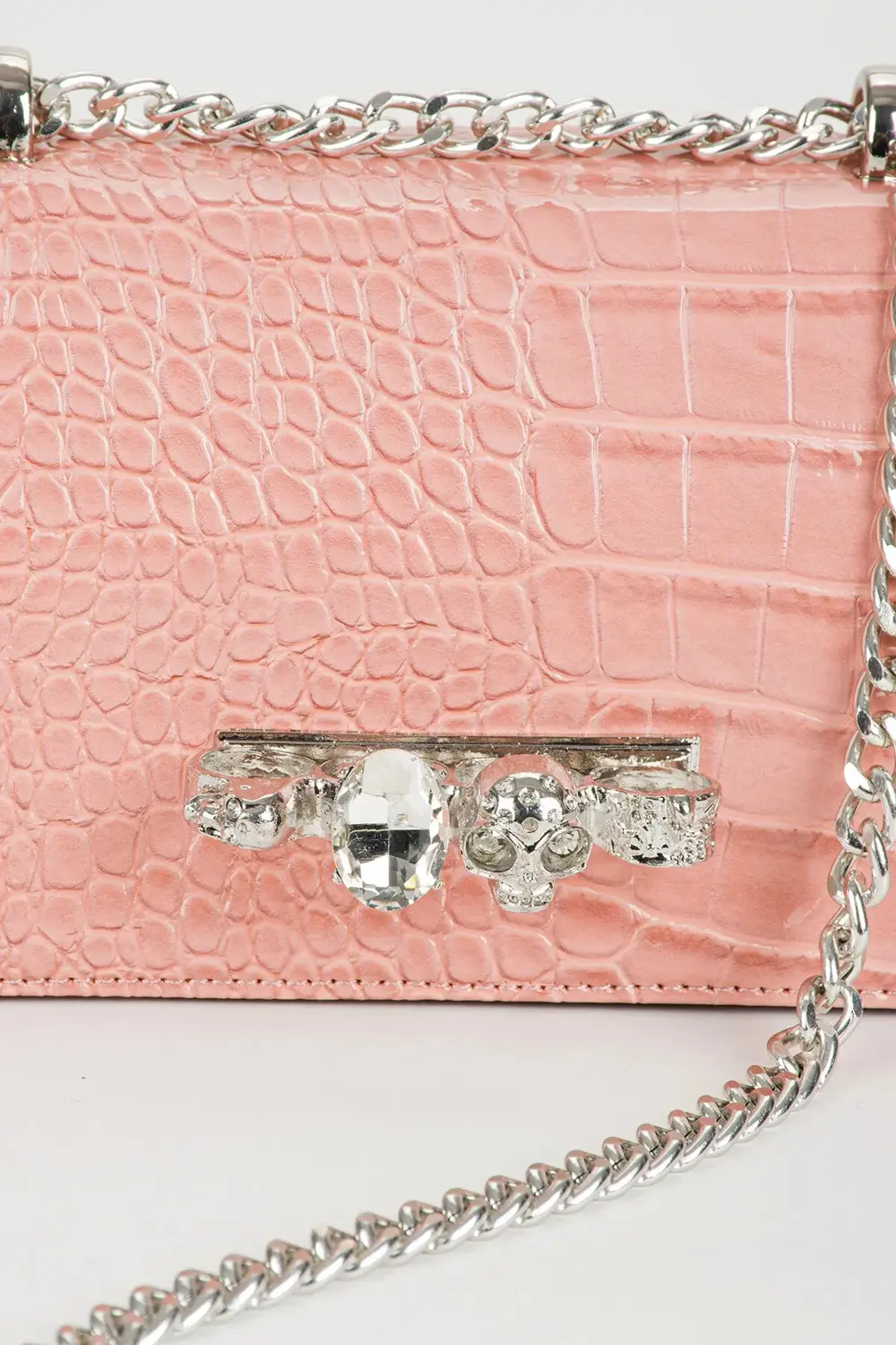 Çapraz Sıra Taşlı Lüks Abiye Çanta