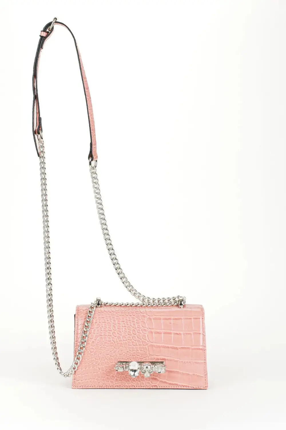 Çapraz Sıra Taşlı Lüks Abiye Çanta