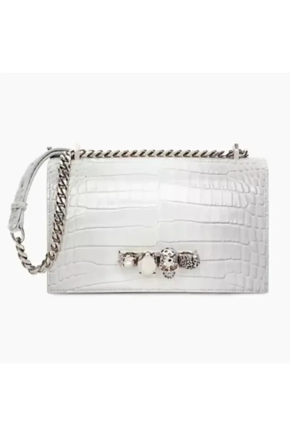 Çapraz Sıra Taşlı Lüks Abiye Çanta