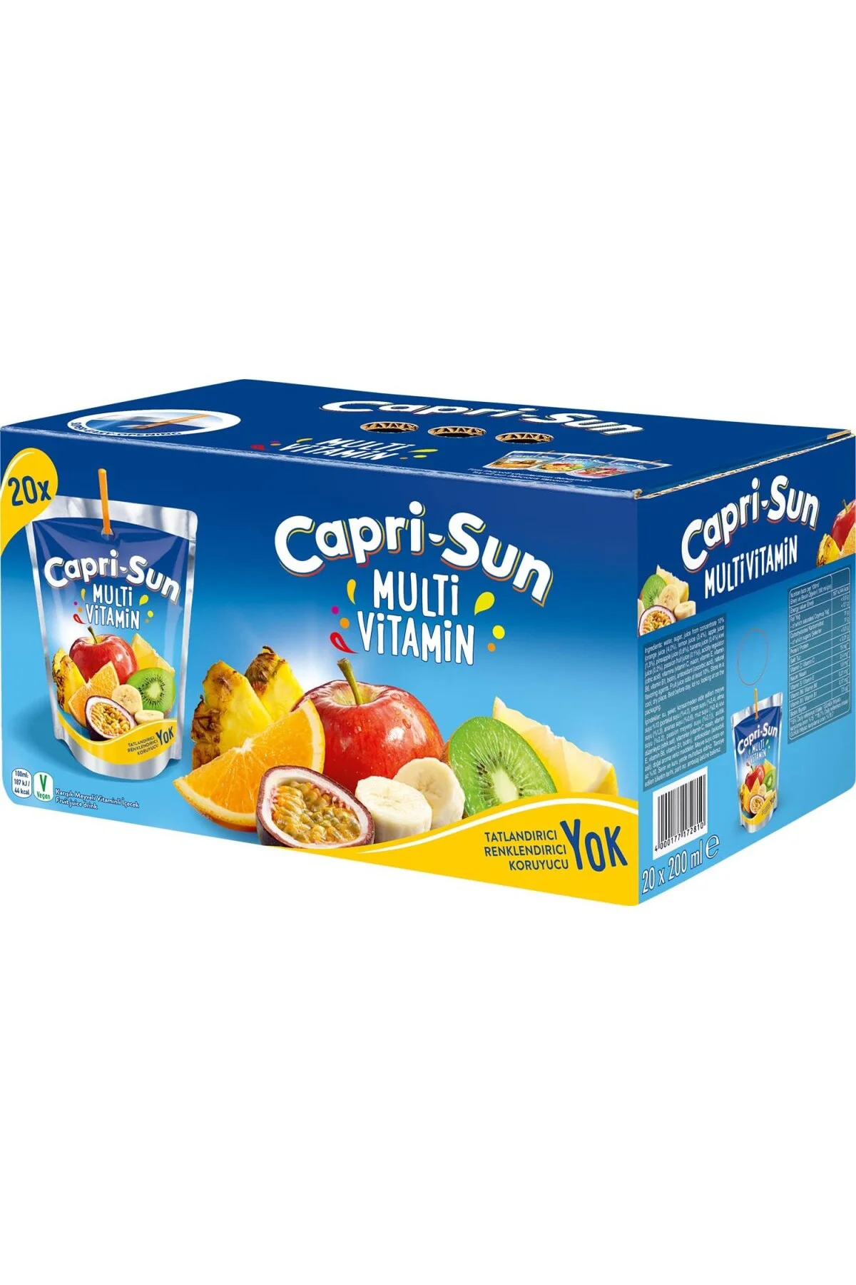 Capri-Sun Multi Vitamin Karışık Meyveli (200 ml x 20 Adet)