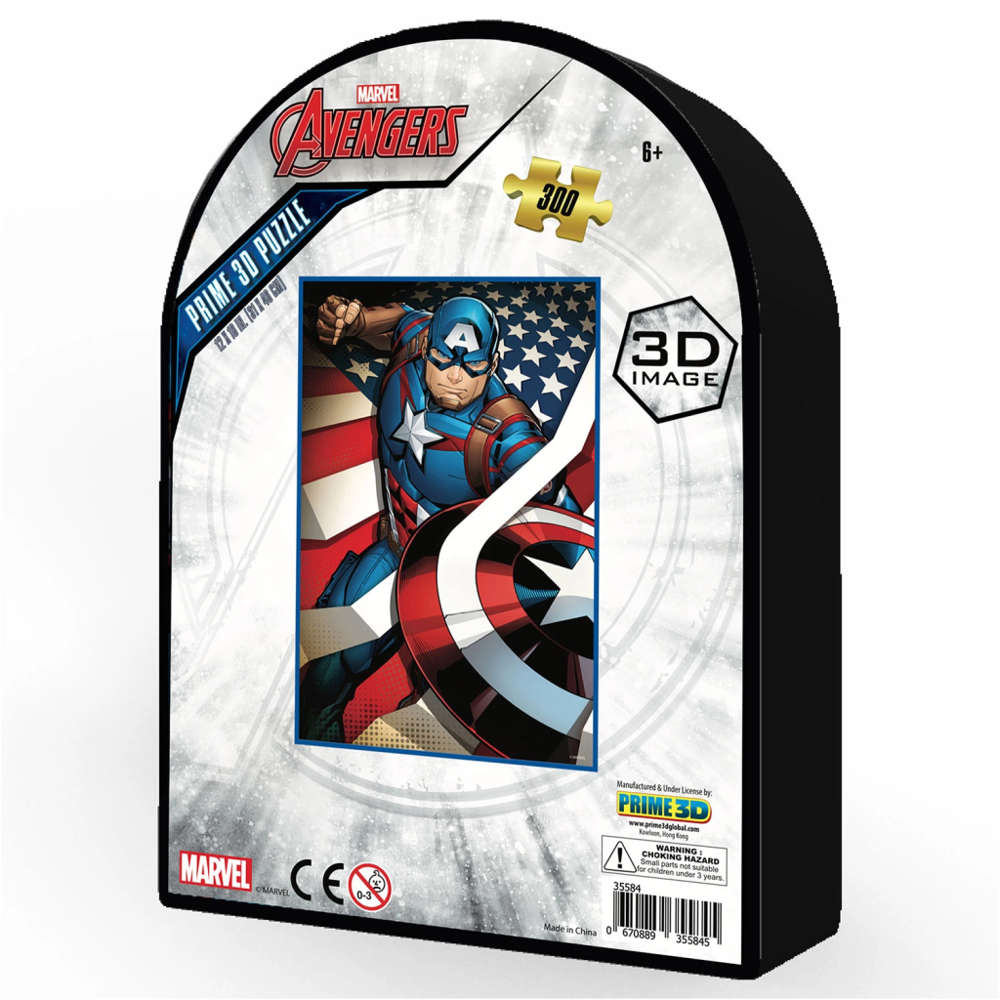 Captain America 300 Parça Puzzle 35584 - Metal Kutu Captain America 300 Parça Puzzle 35584 - Metal Kutu