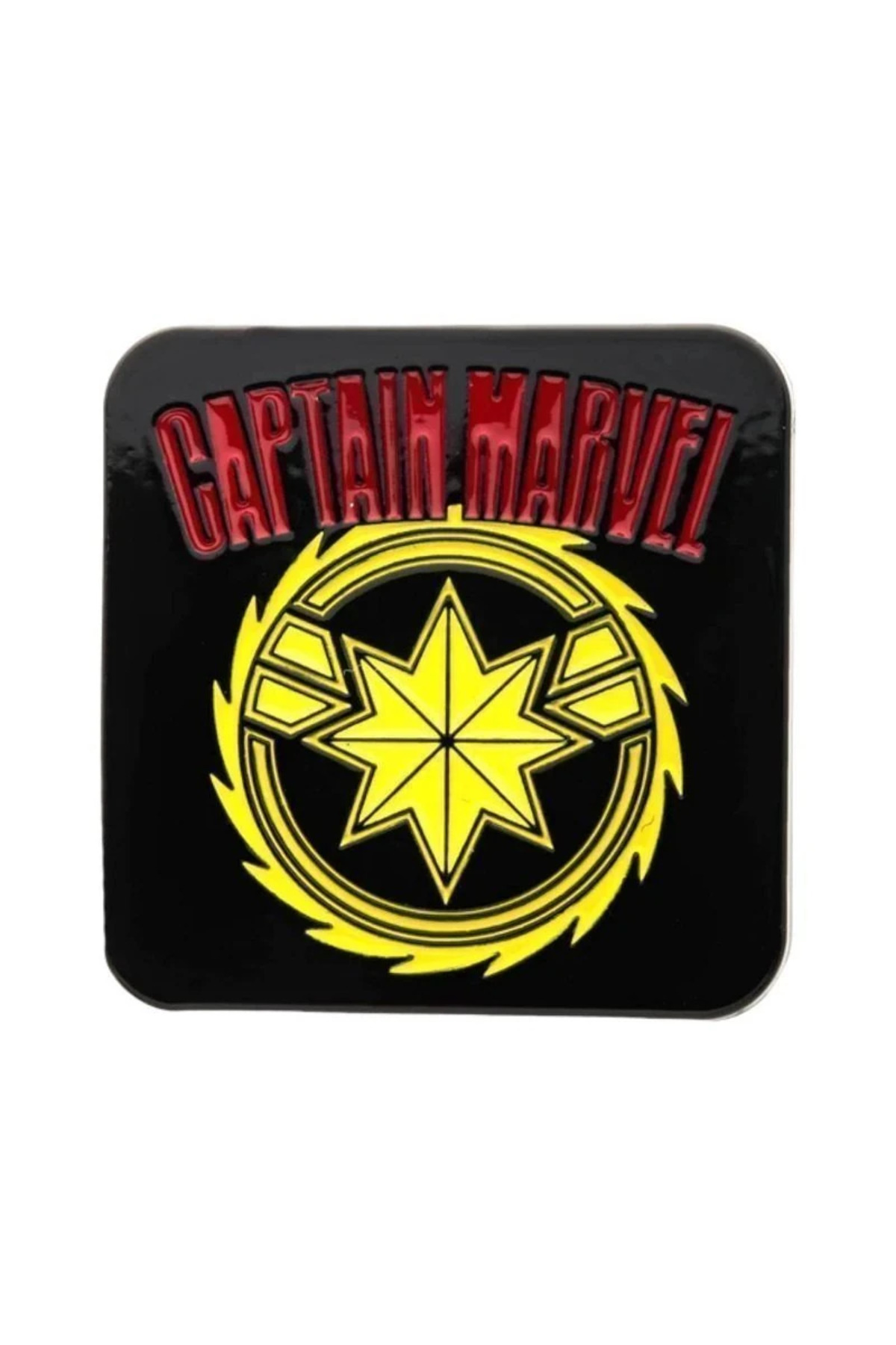 Captain Marvel Square Lapel Pin