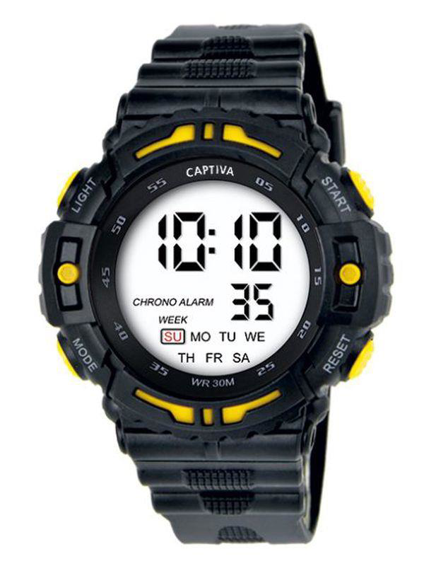 Captiva 30 mt Suya Dayanıklı Digital Alarm-Kronometre-Led Işık Sp