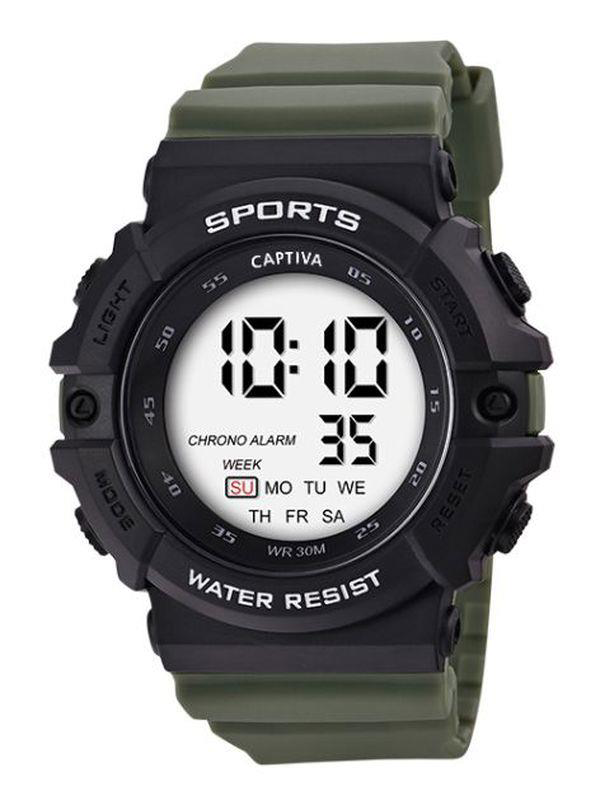Captiva 30 mt Suya Dayanıklı Digital Alarm-Kronometre-Led Işık Sp