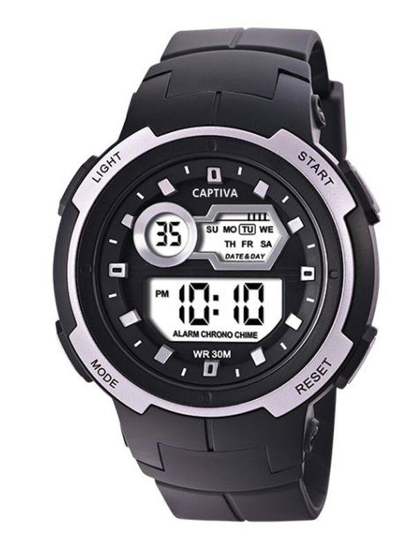 Captiva 30 mt Suya Dayanıklı Digital Alarm-Kronometre-Led Işık Sp