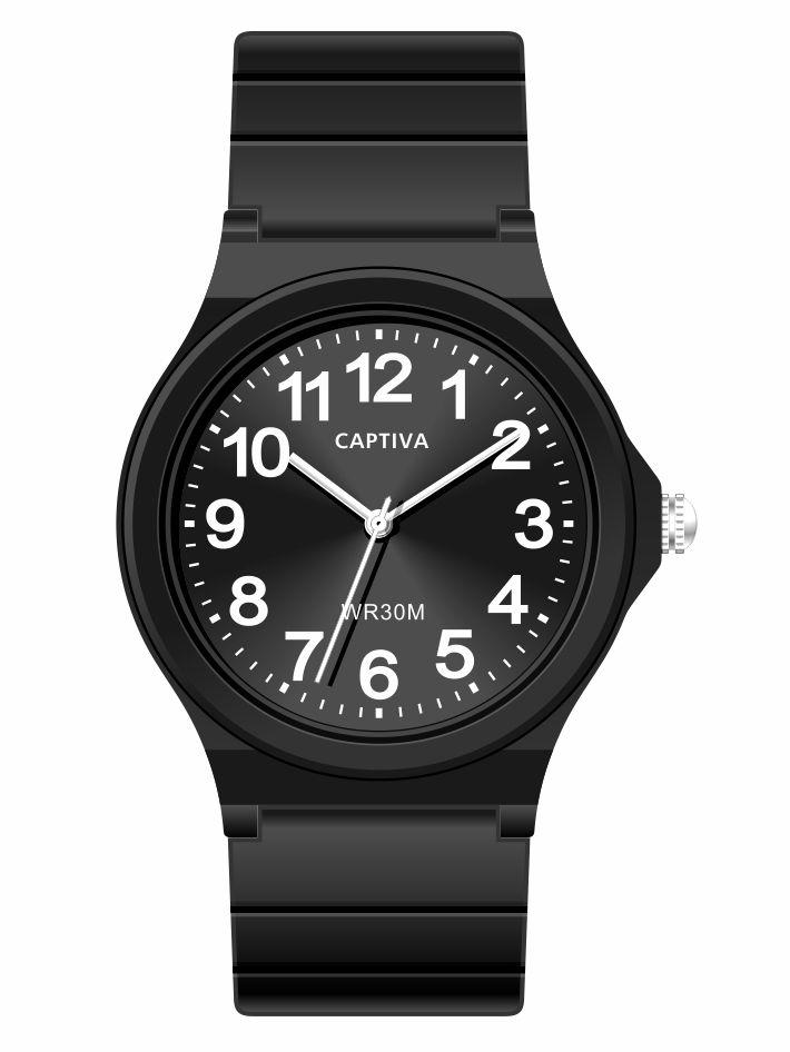 Captiva 30 mt Suya Dayanıklı Analog Silikon Kordonlu Çoçuk Kol Sa Captiva 30 mt Suya Dayanıklı Analog Silikon Kordonlu Çoçuk Kol Sa