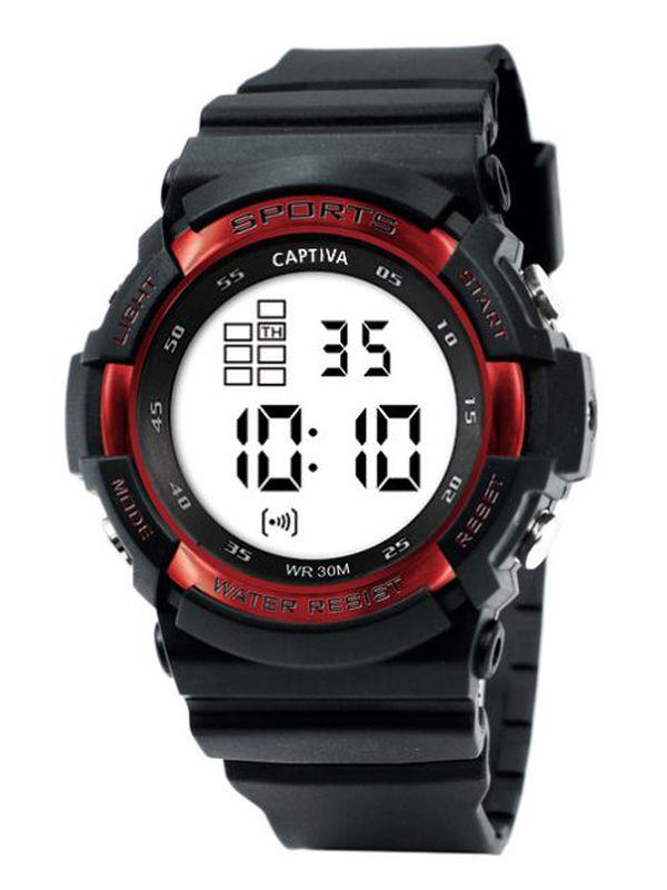 Captiva 30 mt Suya Dayanıklı Digital Alarm-Kronometre-Led Işık Sp