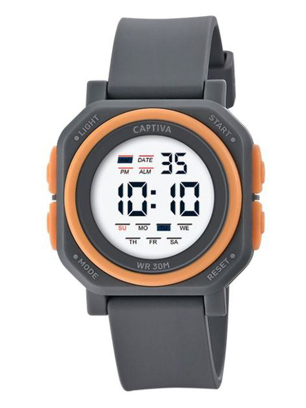 Captiva 30 mt Suya Dayanıklı Digital Alarm-Kronometre-Led Işık Sp