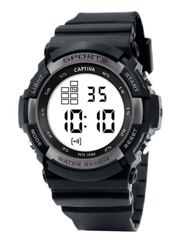 Captiva 30 mt Suya Dayanıklı Digital Alarm-Kronometre-Led Işık Sp