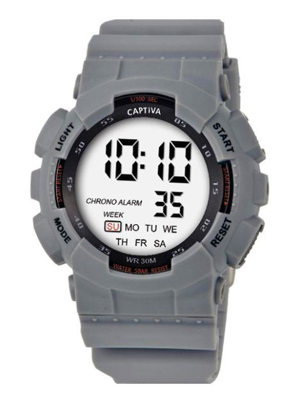 Captiva 30 mt Suya Dayanıklı Digital Alarm-Kronometre-Led Işık Sp Captiva 30 mt Suya Dayanıklı Digital Alarm-Kronometre-Led Işık Sp