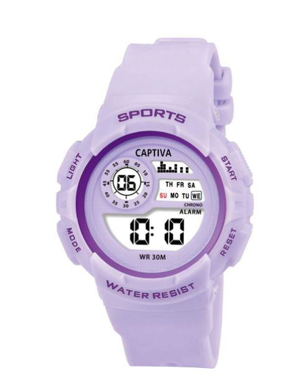 Captiva 30 mt Suya Dayanıklı Digital Alarm-Kronometre-Led Işık Sp
