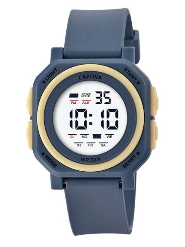 Captiva 30 mt Suya Dayanıklı Digital Alarm-Kronometre-Led Işık Sp