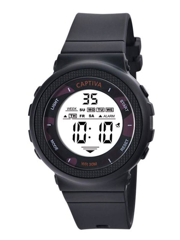 Captiva 30 mt Suya Dayanıklı Digital Alarm-Kronometre-Led Işık Sp Captiva 30 mt Suya Dayanıklı Digital Alarm-Kronometre-Led Işık Sp