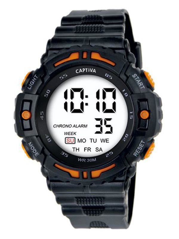 Captiva 30 mt Suya Dayanıklı Digital Alarm-Kronometre-Led Işık Sp