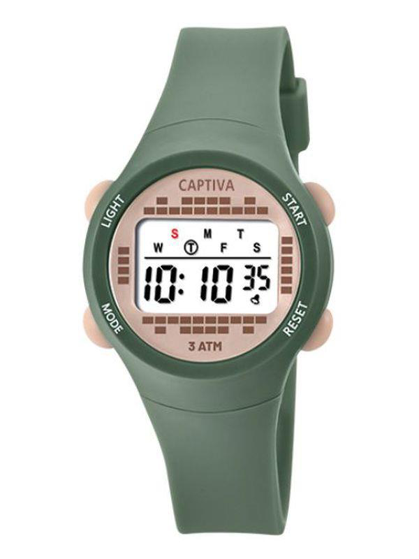 Captiva 30 mt Suya Dayanıklı Digital Alarm-Kronometre-Led Işık Sp