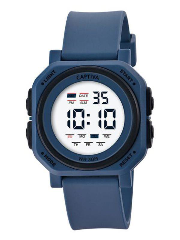 Captiva 30 mt Suya Dayanıklı Digital Alarm-Kronometre-Led Işık Sp