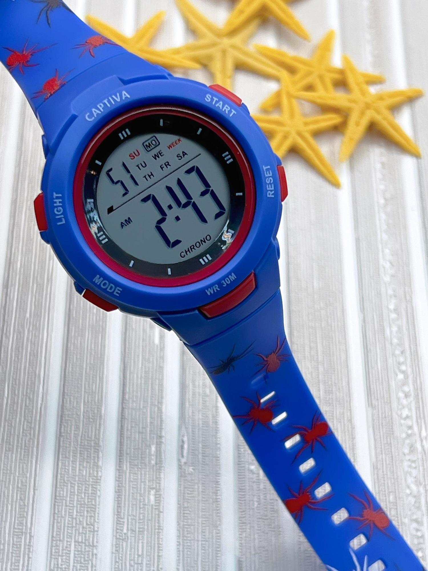 Captiva 30 mt Suya Dayanıklı Diğital Spor Kasa Alarm-Kronometre-I Captiva 30 mt Suya Dayanıklı Diğital Spor Kasa Alarm-Kronometre-I