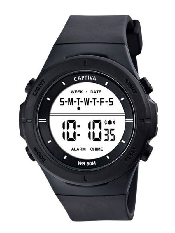 Captiva 30 mt Suya Dayanıklı Digital Alarm-Kronometre-Led Işık Sp
