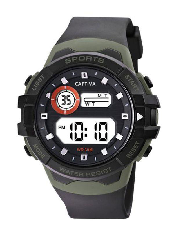 Captiva 30 mt Suya Dayanıklı Digital Alarm-Kronometre-Led Işık Sp Captiva 30 mt Suya Dayanıklı Digital Alarm-Kronometre-Led Işık Sp