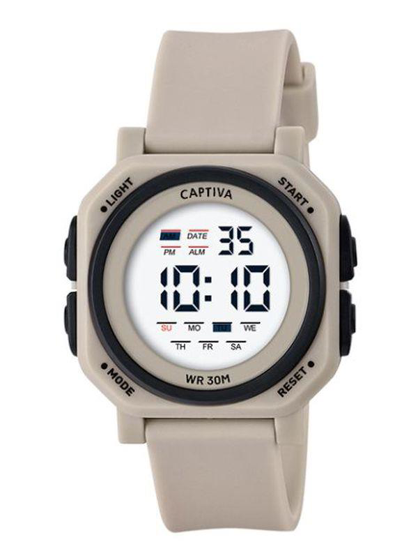 Captiva 30 mt Suya Dayanıklı Digital Alarm-Kronometre-Led Işık Sp