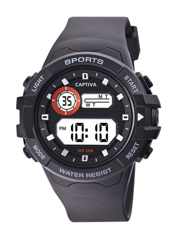 Captiva 30 mt Suya Dayanıklı Digital Alarm-Kronometre-Led Işık Sp