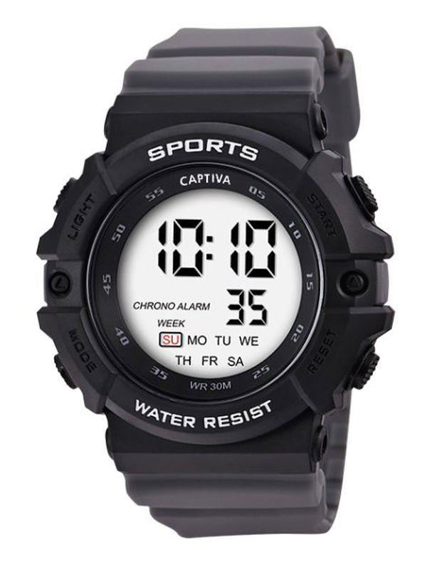 Captiva 30 mt Suya Dayanıklı Digital Alarm-Kronometre-Led Işık Sp Captiva 30 mt Suya Dayanıklı Digital Alarm-Kronometre-Led Işık Sp
