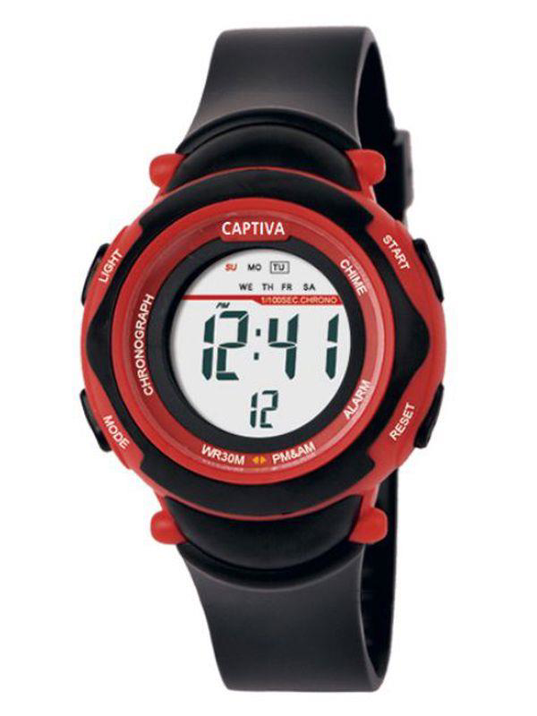 Captiva 30 mt Suya Dayanıklı Digital Alarm-Kronometre-Led Işık Sp