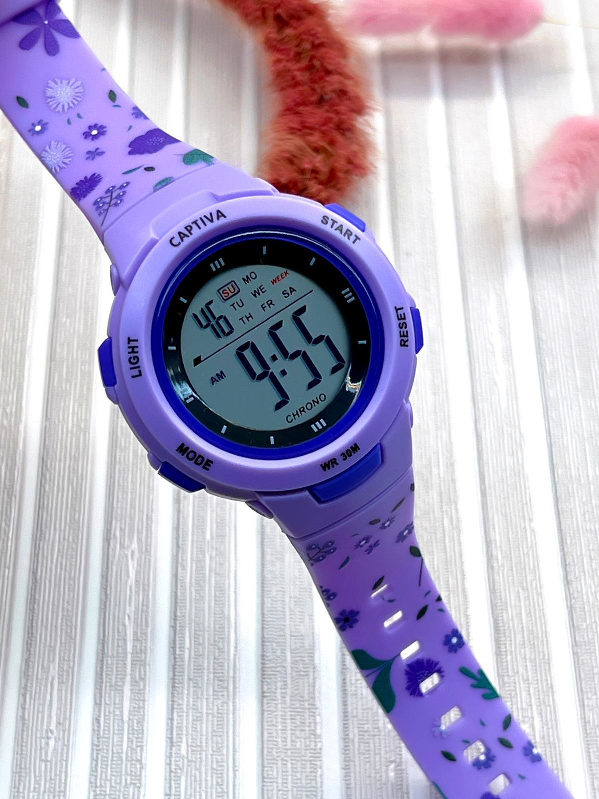 Captiva 30 mt Suya Dayanıklı Diğital Spor Kasa Alarm-Kronometre-I