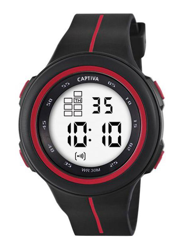Captiva 30 mt Suya Dayanıklı Digital Alarm-Kronometre-Led Işık Sp