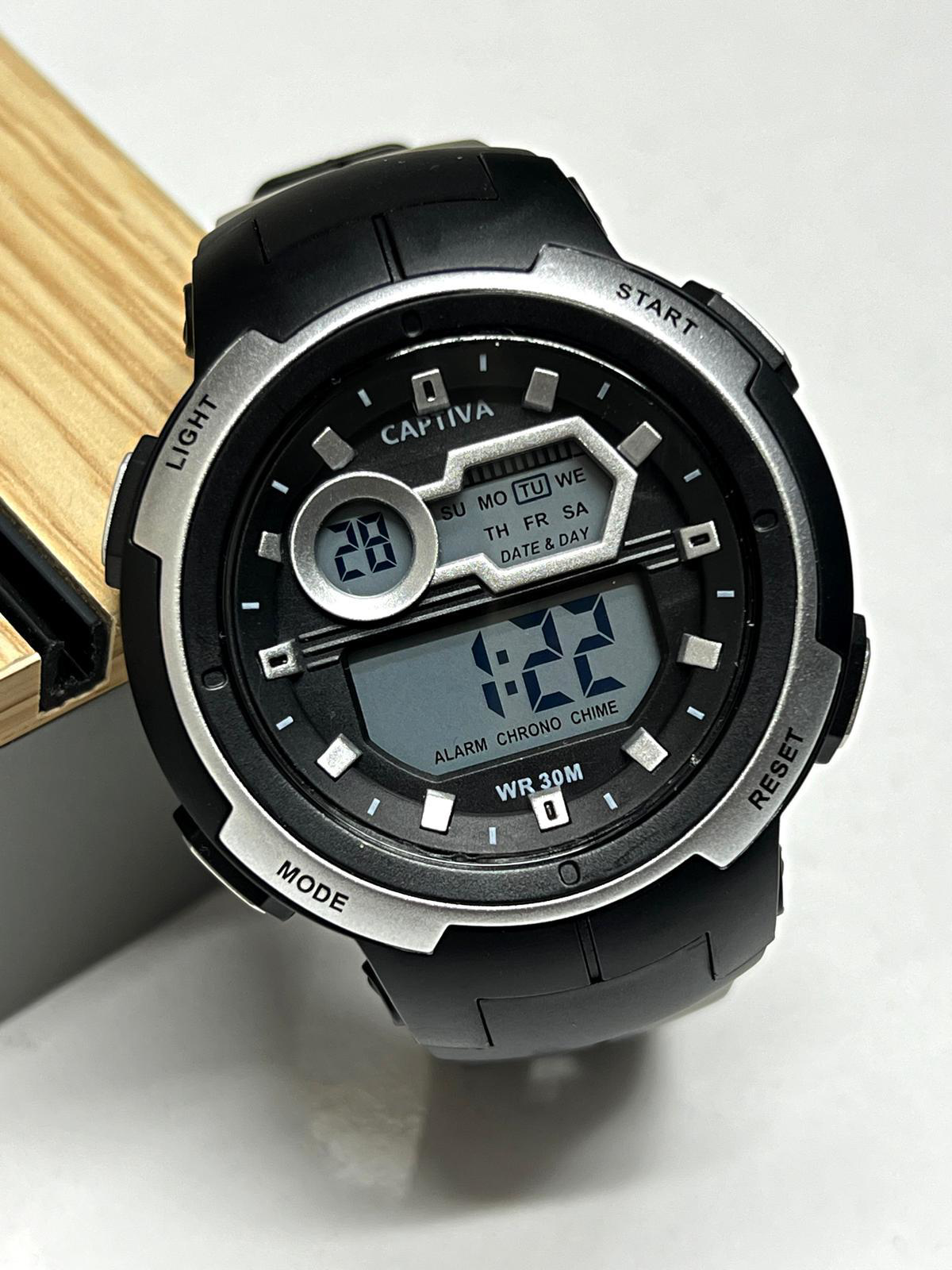 Captiva Büyük Kasa 3 Atm Digital Seri Alarm-Kronometre-Aydınlatma