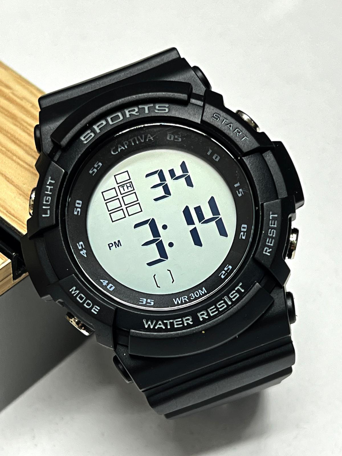 Captiva Büyük Kasa 3 Atm Digital Seri Alarm-Kronometre-Aydınlatma