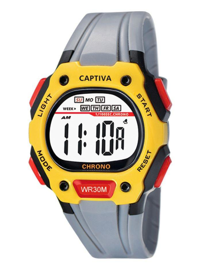 Captiva Digital 30 mt Suya Dayanıklı Işıklı Alarmlı Kronometreli 