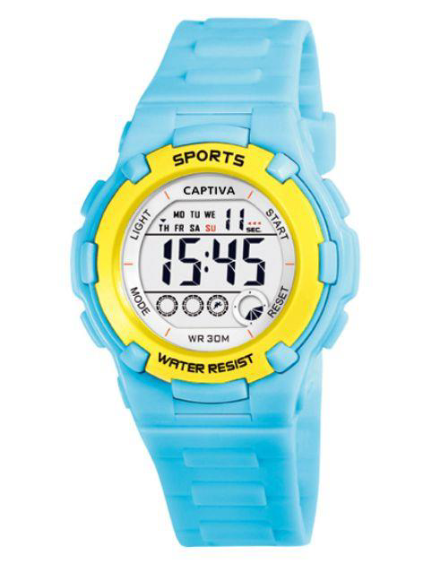 Captiva Digital 30 mt Suya Dayanıklı Işıklı Alarmlı Kronometreli 