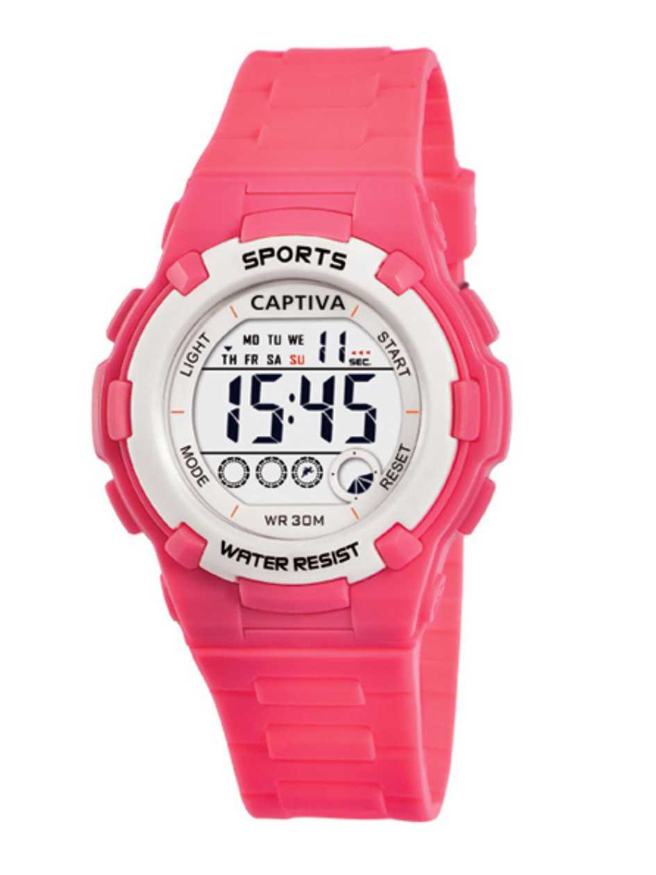 Captiva Digital 30 mt Suya Dayanıklı Işıklı Alarmlı Kronometreli 
