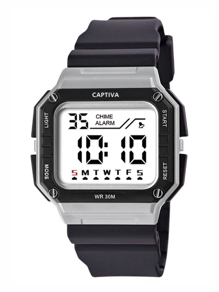 Captiva Digital 3 Atm Suya Dayanıklı Işık+Alarm+Kronometre+Takvim