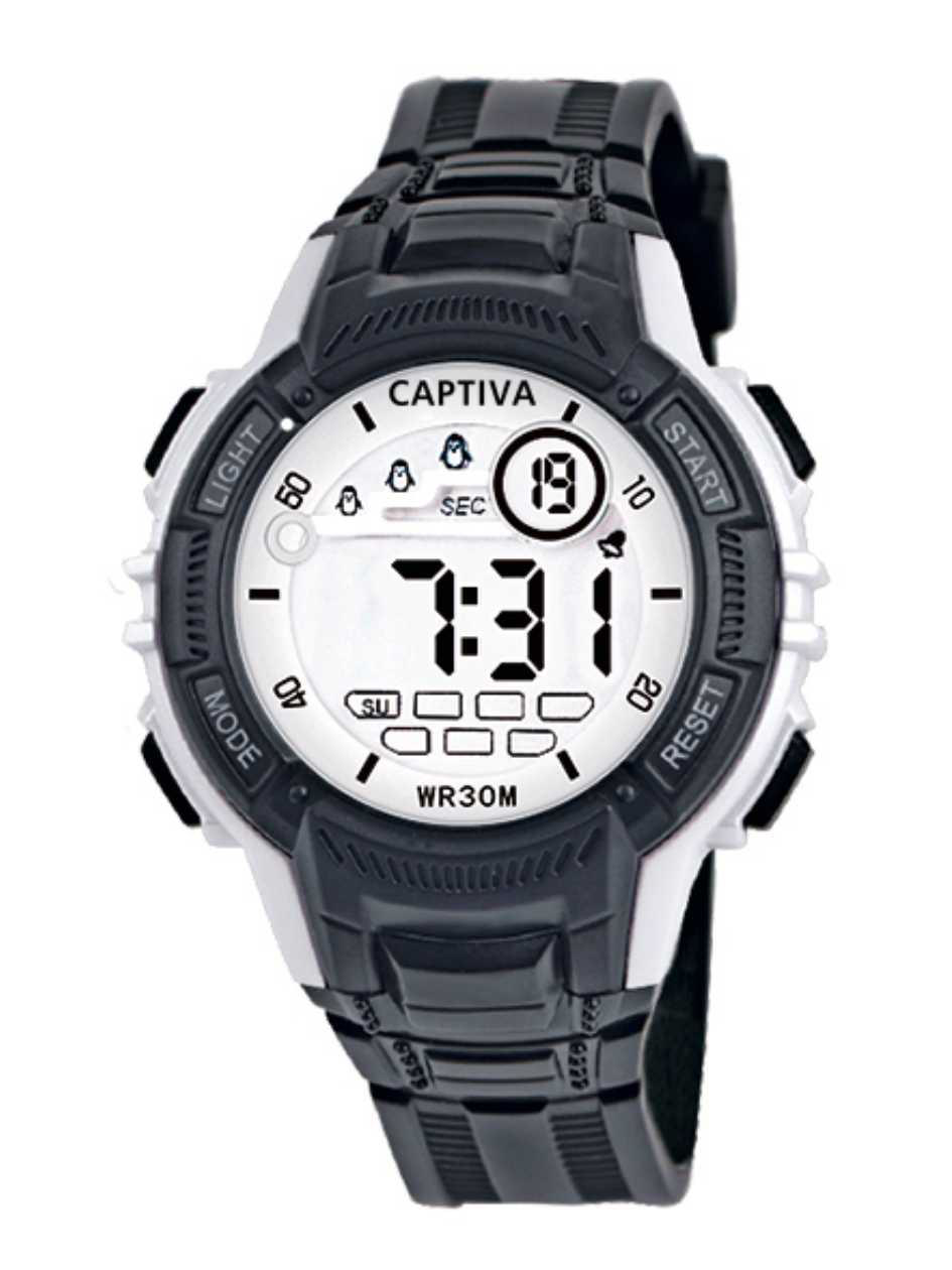 Captiva Digital 30 mt Suya Dayanıklı Işıklı Alarmlı Kronometreli Captiva Digital 30 mt Suya Dayanıklı Işıklı Alarmlı Kronometreli