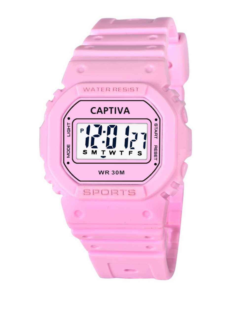 Captiva Digital 30 mt Suya Dayanıklı Işıklı Alarmlı Kronometreli 