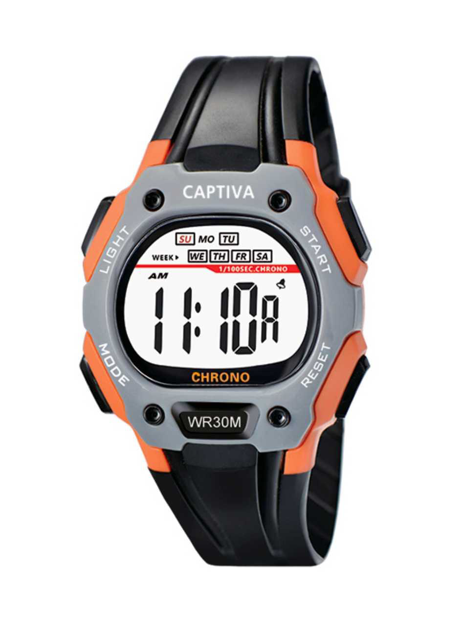 Captiva Digital 30 mt Suya Dayanıklı Işıklı Alarmlı Kronometreli 