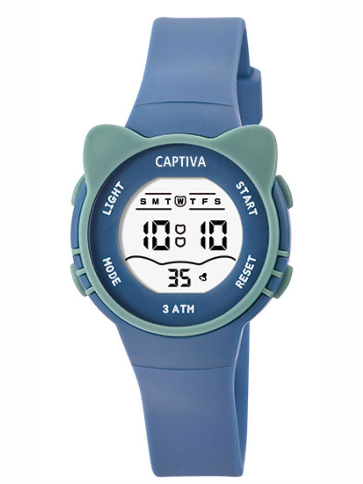 Captiva Digital 3 Atm Suya Dayanıklı Işık+Alarm+Kronometre+Takvim